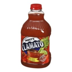 Motts Zumo Clamato (tamaño Grande), Tomate, 1890 Mililitro