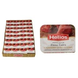 Helios - Mermelada de Fresa - 25 gr. (pack con 64 unidades)