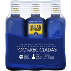 Solan de Cabras - Agua mineral natural 0.5l paquete de 15 botellas