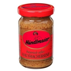 Original bávaro Weisswurst Classic Mostaza | Original Mostaza de Baviera | Receta tradicional bávara | 200 ml | Händlmaier | Alemania