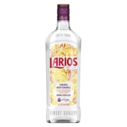 Larios Dry Gin Ginebra Mediterránea 37.5% botella de 1L