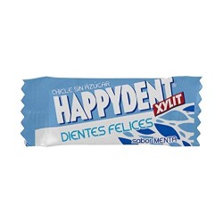 Happydent Menta, Chicle Sin Azúcar - 200 unidades
