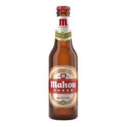 Mahou Clásica Cerveza Dorada Lager, Auténtica Cerveza Mahou Con Sabor Suave, Refrescante y Con Espuma Consistente, 4.8% Vol. Alcohol, Pack 12 Botellas x 25cl