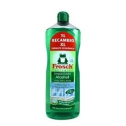 Frosch - Recambio Limpia Cristales Ecológico con Alcohol, Limpieza Eficaz de Cristales y Superficies Lisas - 1 L, Empaque puede variar