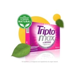 TRIPTOMAX - Complemento Alimenticio para Regular el Estado Anímico, Compuesto de Triptófano + Vitaminas del Grupo B+ Hierro+ Magnesio, 30 Comprimidos