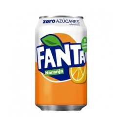 FANTA NARANJA ZERO LATA 33CL - PACK24