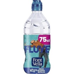 Font Vella, Agua Mineral Natural con tapón sport - Caja de 15 x 75cl