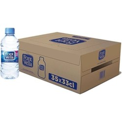 Font Vella - Agua Mineral Natural - Caja 35 x 33Cl